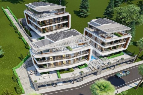 آپارتمان در  Alanya ، ترکیه 2 خوابه ، 92 متر مربع.  شماره 211677