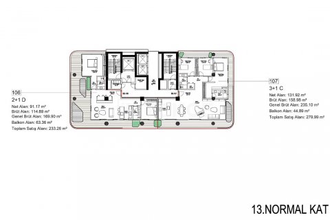 Apartment for sale in Istanbul, Turkey, 3 bedrooms, 280m2, No. 184259 – photo 16