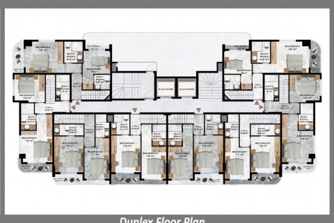 Продажа квартиры  в Аланье, Анталье, Турция 2 комн., 50м2, №159961 – фото 16