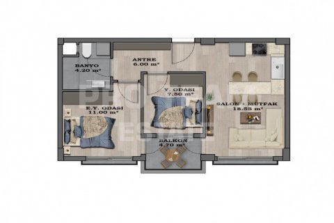 Apartment for sale  in Finike, Antalya, Turkey, 60m2, No. 177675 – photo 17