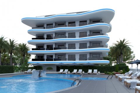 1+1 Lejlighed  i Alanya, Antalya, Tyrkiet Nr. 179571 - 2