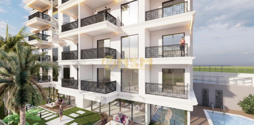 1+1 Lägenhet  i Alanya, Antalya, Turkiet Nr. 179665