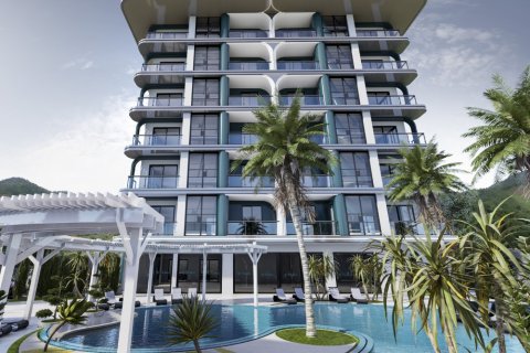 1+1 Lejlighed  i Alanya, Antalya, Tyrkiet Nr. 179573 - 2