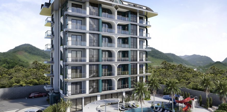 1+1 Lejlighed  i Alanya, Antalya, Tyrkiet Nr. 179573