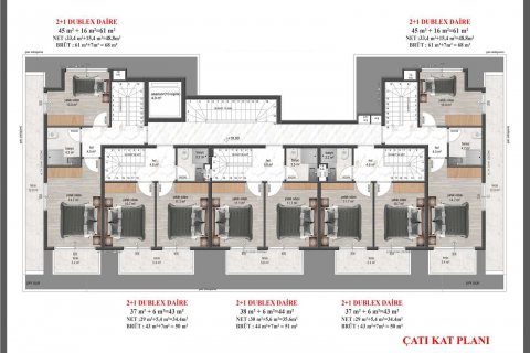 Apartment for sale in Avsallar, Antalya, Turkey, 1 bedroom, 54m2, No. 180006 – photo 23