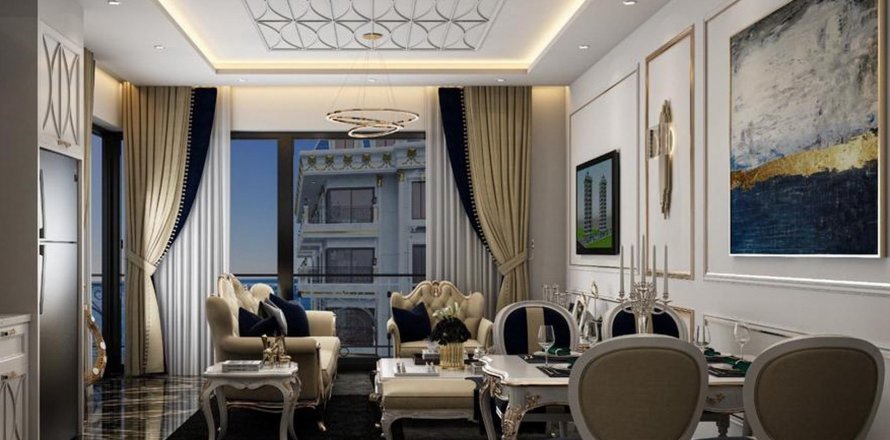 آپارتمان در در Elysia Tower Alanya ، ترکیه 1 خوابه ، 60 متر مربع. شماره 159918