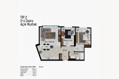 Lägenhet i Atasehir, Istanbul, istanbul, Turkiet Nr. 178414 - 18