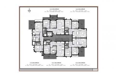 Wohnung  in Alanya, Antalya, Türkei Nr. 169843 - 8