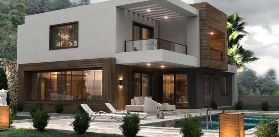 Villa 5+1 Alanya, Antalya, Türkiye №173064