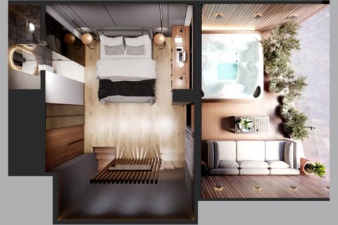 1+1 Penthouse i Anta Neon home, Antalya, Tyrkiet Nr. 167731 - 3