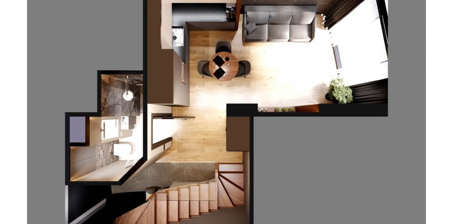 1+1 Penthouse i Anta Neon home, Antalya, Tyrkiet Nr. 167731