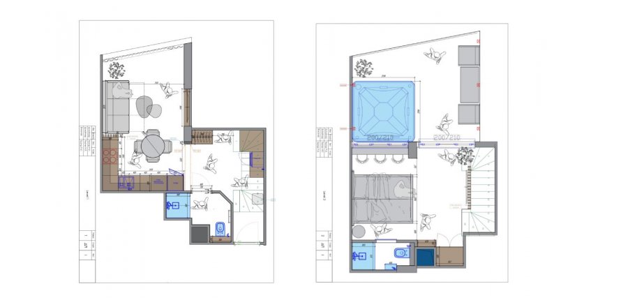 1+1 Penthouse i Anta Neon home, Antalya, Tyrkiet Nr. 167731