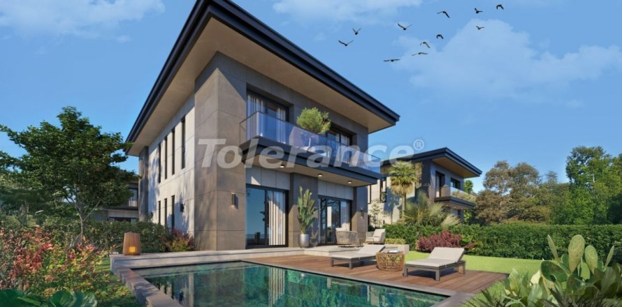 4+1 Villa  i Antalya, Tyrkia Nr. 191202