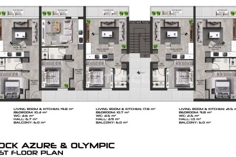 1+1 Leilighet i Famagusta, Nr. 178383 - 29