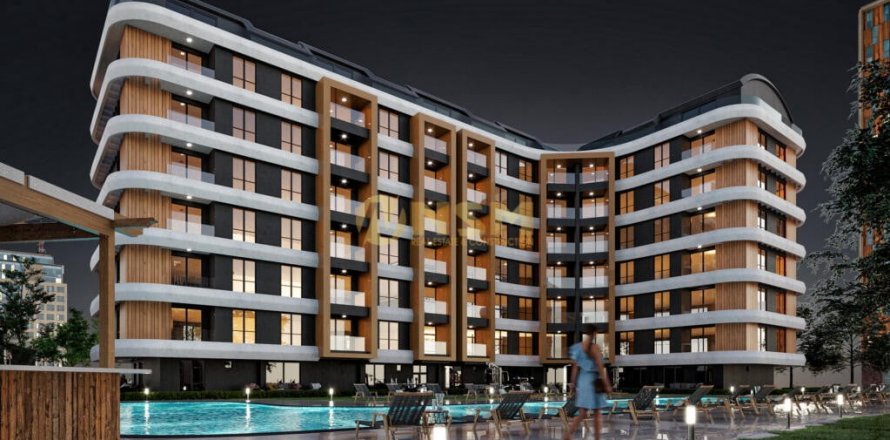 1+1 Lejlighed i Alanya, Antalya, Tyrkiet Nr. 179719