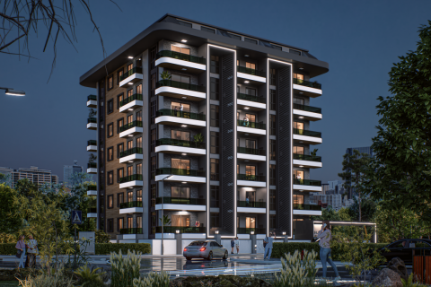 1+1 Lägenhet  i Alanya, Antalya, Turkiet Nr. 165662