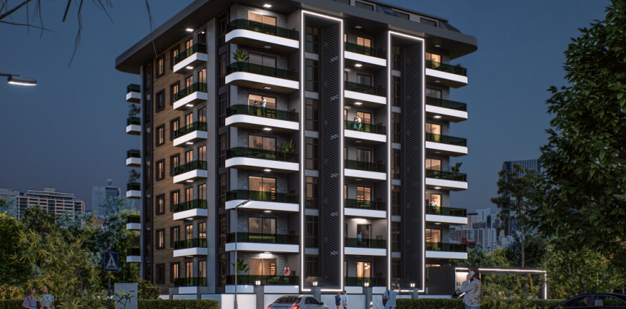 1+1 Lägenhet i Alanya, Antalya, Turkiet Nr. 165662