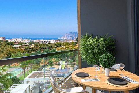 1+1 Lägenhet  i Alanya, Antalya, Turkiet Nr. 172937
