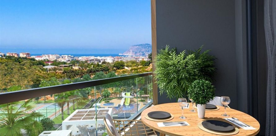 1+1 Lägenhet  i Alanya, Antalya, Turkiet Nr. 172937