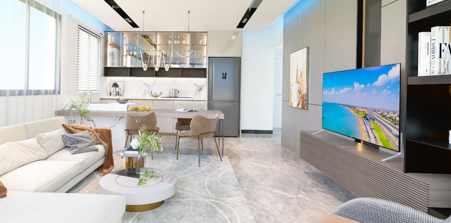 1+1 Lägenhet i Wave Residence, Long Beach, Iskele, Nr. 159035
