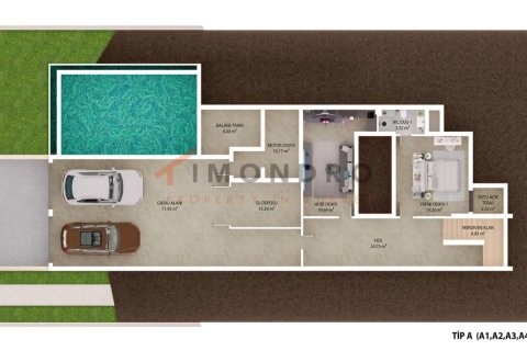 6+1 Villa  i Ozankoy, Girne,  Nr. 169897 - 27