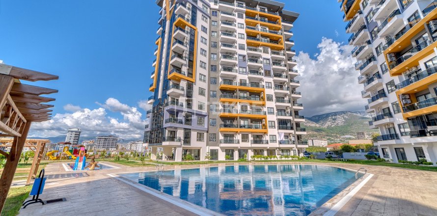 1+1 Lägenhet  i Alanya, Antalya, Turkiet Nr. 193057