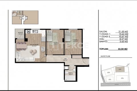 Продажа квартиры  в Стамбуле, Турция 2+1, 90м2, №194279 – фото 14
