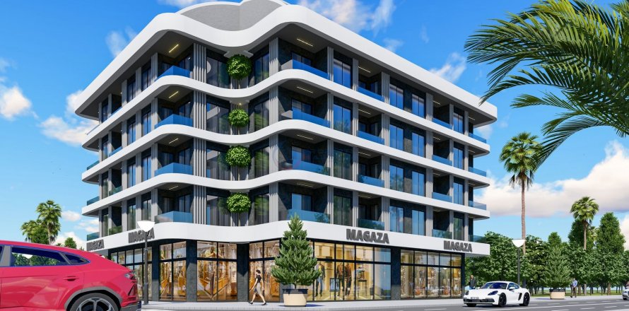 1+1 Leilighet i Alanya, Antalya, Tyrkia Nr. 211548