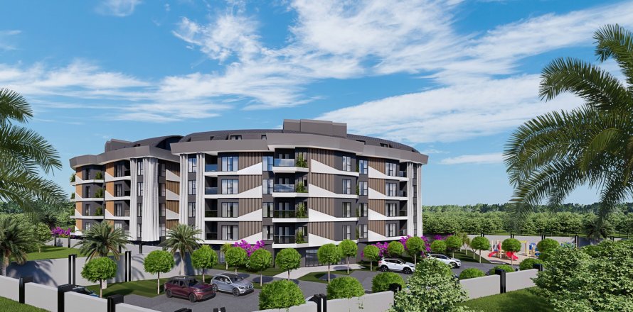 1+1 Lägenhet i Alanya, Antalya, Turkiet Nr. 211549