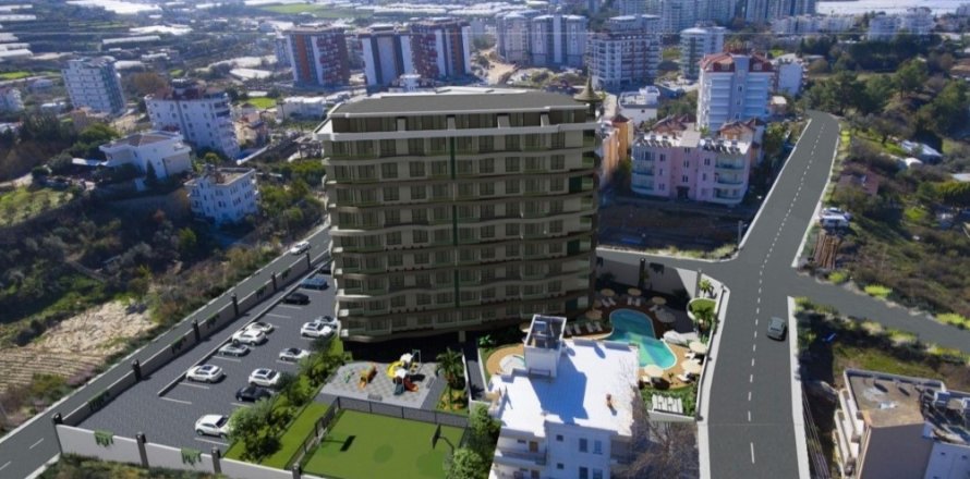 1+1 Lägenhet  i Alanya, Antalya, Turkiet Nr. 179578