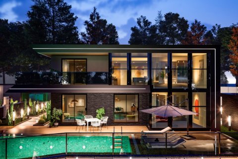 4+1 Villa  i Alanya, Antalya, Turkiet Nr. 176230 - 7