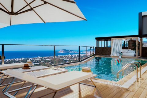 4+1 Villa  i Alanya, Antalya, Turkiet Nr. 176230 - 5