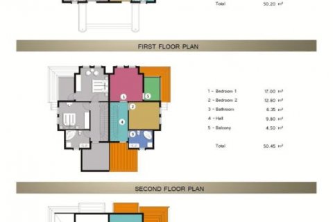 Продажа виллы в Аланье, Анталье, Турция 4 комн., 160м2, №166932 – фото 18