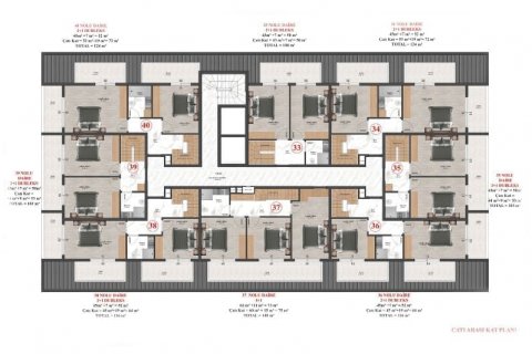 1+1 Leilighet i Alanya, Antalya, Tyrkia Nr. 62757 - 30