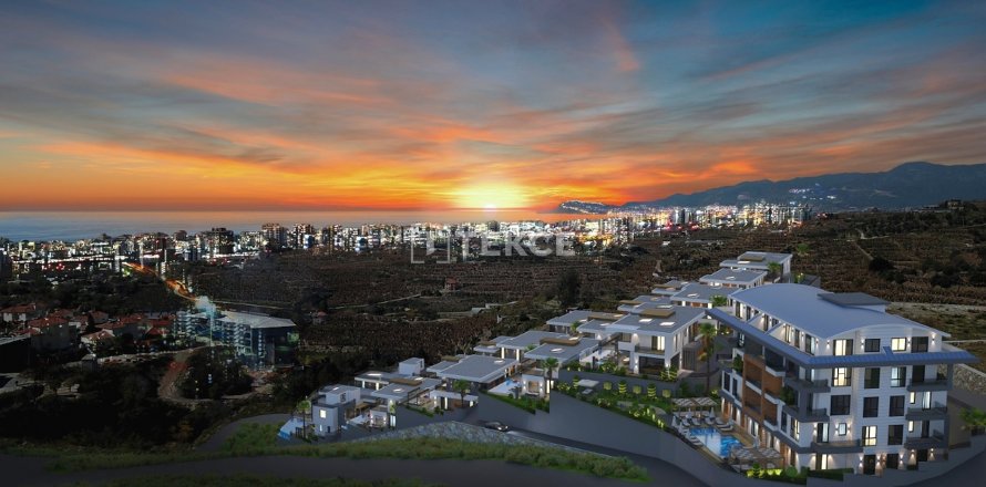 3+1 Villa  i Alanya, Antalya, Turkiet Nr. 192447