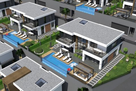 3+1 Villa  i Alanya, Antalya, Turkiet Nr. 192447 - 6