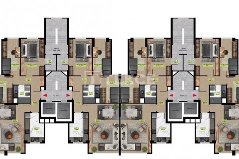 3+1 Leilighet  i Istanbul, Tyrkia Nr. 185488 - 4