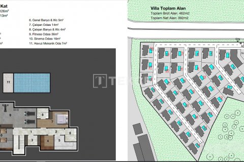 Villa  6+1  Tuzla, İstanbul, Türkiye №185487 - 15