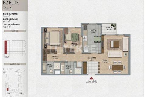 Apartment for sale  in Pendik, Istanbul, Turkey, 2 bedrooms, 102m2, No. 185489 – photo 17