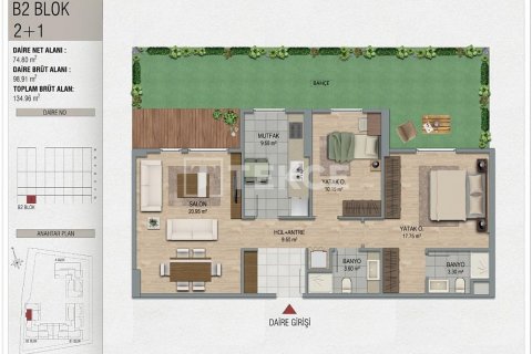 Apartment for sale  in Pendik, Istanbul, Turkey, 2 bedrooms, 102m2, No. 185489 – photo 18
