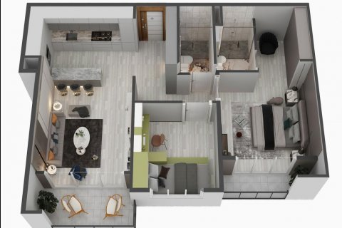 Apartment for sale in Mersin, Turkey, 79.5m2, No. 185999 – photo 21