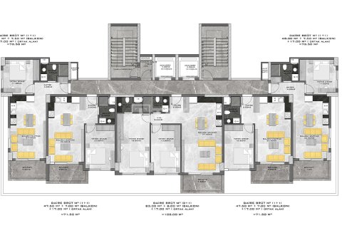 2+1 Penthäuser  in Alanya, Antalya, Türkei Nr. 189044 - 22