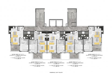 4+1 Penthäuser in Alanya, Antalya, Türkei Nr. 189046 - 11
