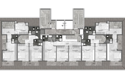 4+1 Penthäuser in Alanya, Antalya, Türkei Nr. 189046 - 21