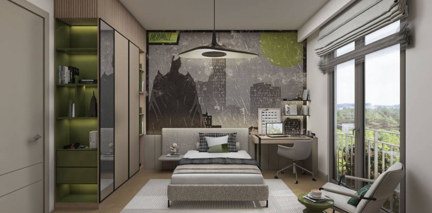 3+1 Apartment in Ozak Doa Gokturk, Eyup, Istanbul, Turkey No. 166508