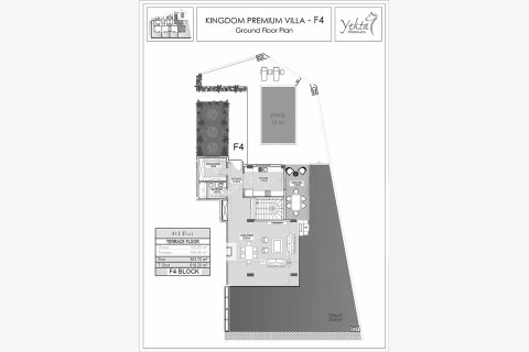 ویلا در در Yekta Kingdom Premium Villas Alanya ، ترکیه 4 خوابه ، 819.2 متر مربع. شماره 170405 - 16