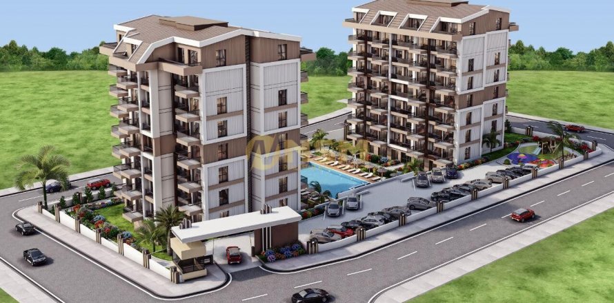 1+1 Lägenhet i Alanya, Antalya, Turkiet Nr. 179813