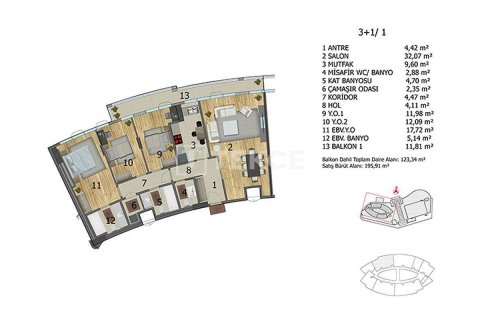 Apartment for sale in Istanbul, Turkey, 4 bedrooms, 262m2, No. 45011 – photo 8