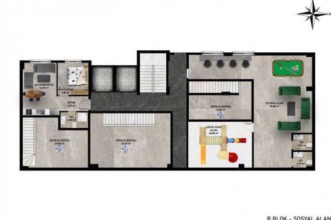 Apartment for sale in Mahmutlar, Antalya, Turkey, 1 bedroom, 50m2, No. 180012 – photo 30