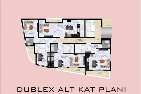 Продажа квартиры  в Демирташе, Аланье, Анталье, Турция 1+1, 45м2, №180010 – фото 15